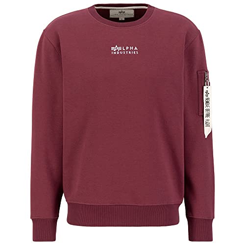 Alpha Industries Organics EMB Sweater Sweatshirt für Herren Organic Burgundy Alpha Industries Organics EMB Sweater Sweatshirt für Herren Organic Burgundy von ALPHA INDUSTRIES