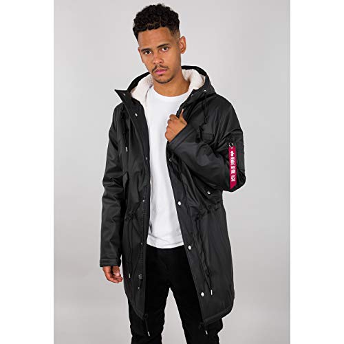 Alpha Industries Raincoat TL Regenjacke für Herren Black von ALPHA INDUSTRIES