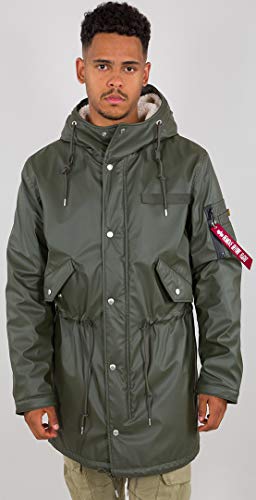 Alpha Industries Raincoat TL Regenjacke für Herren Dark Olive von ALPHA INDUSTRIES