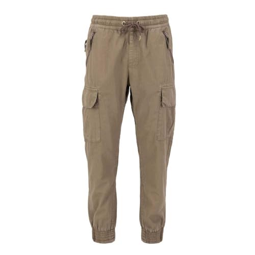 Alpha Industries Ripstop Jogger Freizeithose für Herren Taupe von ALPHA INDUSTRIES