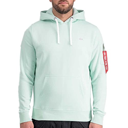 Alpha Industries Unisex EMB Hoody Kapuzensweat für Herren Mint Alpha Industries Unisex EMB Hoody Kapuzensweat für Herren Mint von ALPHA INDUSTRIES