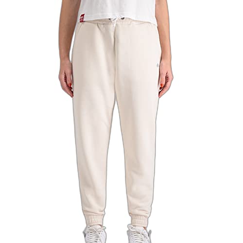 Alpha Industries Unisex EMB Jogger Jogginghose für Herren Jet Stream White von ALPHA INDUSTRIES