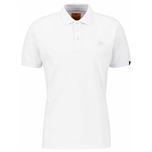 Alpha Industries X-Fit Polo Poloshirt für Herren White von ALPHA INDUSTRIES