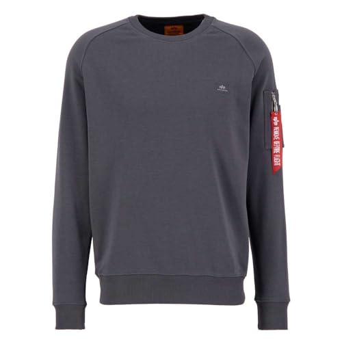 Alpha Industries X-Fit Sweat Sweatshirt für Herren Vintage Grey Alpha Industries X-Fit Sweat Sweatshirt für Herren Vintage Grey von ALPHA INDUSTRIES
