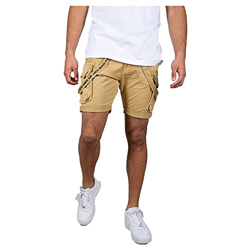 aplha industries Herren Utility Short Bermuda, Sand, 30 von ALPHA INDUSTRIES