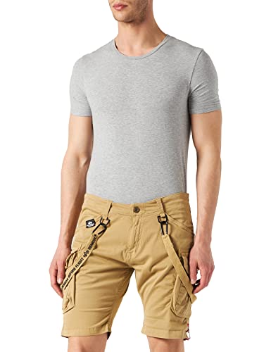 aplha industries Herren Utility Short Bermuda, Sand, 32 von ALPHA INDUSTRIES