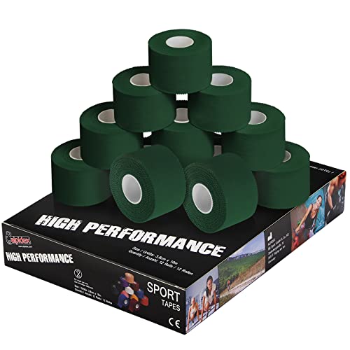 ALPIDEX 12 Rollen Sport Tape Set 3,8 cm x 10 m Gelenk Tapeverband Viele Farben Reißbares Unelastisches Sporttape Hautfreundlich Handball Fußball Volleyball, Farbe:grün ALPIDEX 12 Rollen Sport Tape Set 3,8 cm x 10 m Gelenk Tapeverband Viele Farben Reißbares Unelastisches Sporttape Hautfreundlich Handball Fußball Volleyball, Farbe:grün von ALPIDEX