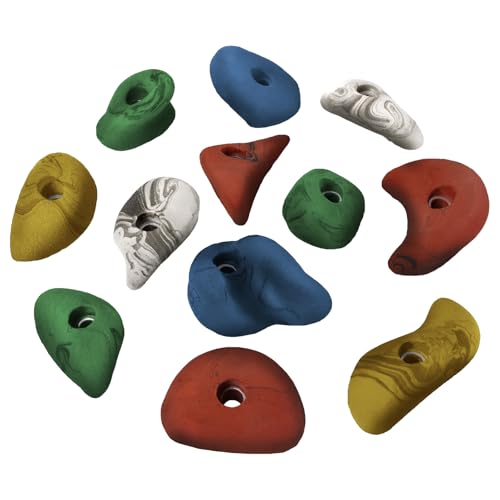 ALPIDEX 12 Klettergriffe in verschiedenen Größen und Formen ; bunt ALPIDEX 12 Klettergriffe in verschiedenen Größen und Formen ; bunt von ALPIDEX