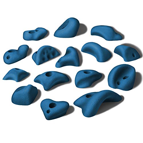 ALPIDEX 15 Klettergriffe M/L | Kleine Henkelgriffe | Tritte | Größe M L | Verschiedene Hinterschneidungen Farben Formen | Klettersteine - Farbe:Balance Blue ALPIDEX 15 Klettergriffe M/L | Kleine Henkelgriffe | Tritte | Größe M L | Verschiedene Hinterschneidungen Farben Formen | Klettersteine - Farbe:Balance Blue von ALPIDEX