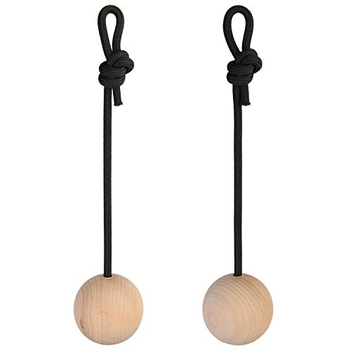 ALPIDEX Trainingskugeln Kugelgriff 2er Set - Durchmesser wahlweise 5 cm 7 cm 12 cm - Holzkugeln Klettertraining Fitnesstraining Buchenholz Natur, Durchmesser:7 cm ALPIDEX Trainingskugeln Kugelgriff 2er Set - Durchmesser wahlweise 5 cm 7 cm 12 cm - Holzkugeln Klettertraining Fitnesstraining Buchenholz Natur, Durchmesser:7 cm von ALPIDEX