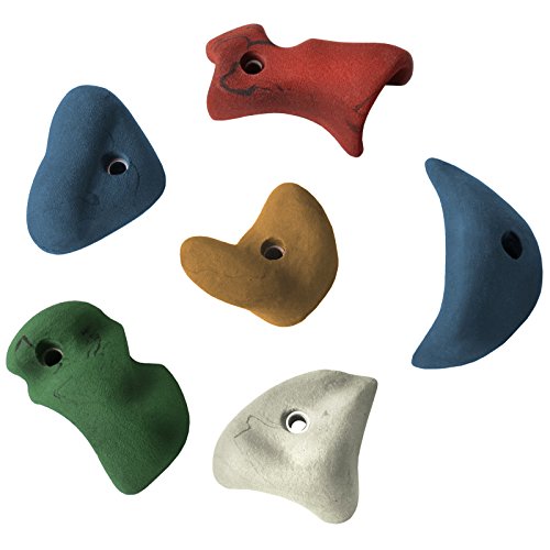 ALPIDEX 6 Mega Klettergriffe | Henkelgriffe | Extra Große Griffe | Verschiedene Formen Farben | Klettersteine - Farbe:bunt ALPIDEX 6 Mega Klettergriffe | Henkelgriffe | Extra Große Griffe | Verschiedene Formen Farben | Klettersteine - Farbe:bunt von ALPIDEX