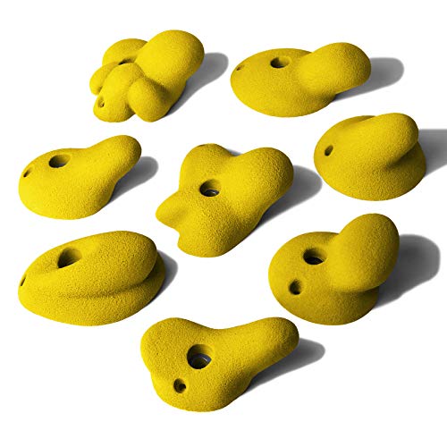 ALPIDEX 8 L/XL Klettergriffe im Set Henkelgriffe Tiefe bis mitteltiefe Hinterschneidungen, Farbe:Wild Yellow ALPIDEX 8 L/XL Klettergriffe im Set Henkelgriffe Tiefe bis mitteltiefe Hinterschneidungen, Farbe:Wild Yellow von ALPIDEX