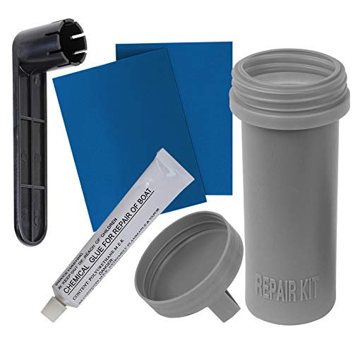 ALPIDEX Ersatzteile für Stand Up Paddle SUP 305 cm / 320 cm - Rucksack Paddel Finne Leash Repair Kit Luftpumpe, Variante:Repair Kit - Water ALPIDEX Ersatzteile für Stand Up Paddle SUP 305 cm / 320 cm - Rucksack Paddel Finne Leash Repair Kit Luftpumpe, Variante:Repair Kit - Water von ALPIDEX
