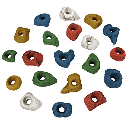 ALPIDEX Klettergriffe Klettersteine Tritte Größe S - 20 oder 40 Stück, Farbe:bunt, Verpackungseinheit:20 Stück ALPIDEX Klettergriffe Klettersteine Tritte Größe S - 20 oder 40 Stück, Farbe:bunt, Verpackungseinheit:20 Stück von ALPIDEX