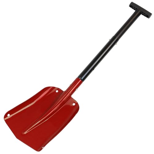 ALPIDEX Lawinenschaufel Aluminium Schneeschaufel Klappbar Leicht Stabil Kompakt, Farbe:Red ALPIDEX Lawinenschaufel Aluminium Schneeschaufel Klappbar Leicht Stabil Kompakt, Farbe:Red von ALPIDEX