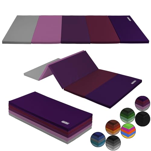 ALPIDEX Turnmatte klappbare Weichbodenmatte 185 x 78 x 3,2 cm Gymnastikmatte Sportmatte für zuhause Kinder Erwachsene, Farbe:lila ALPIDEX Turnmatte klappbare Weichbodenmatte 185 x 78 x 3,2 cm Gymnastikmatte Sportmatte für zuhause Kinder Erwachsene, Farbe:lila von ALPIDEX
