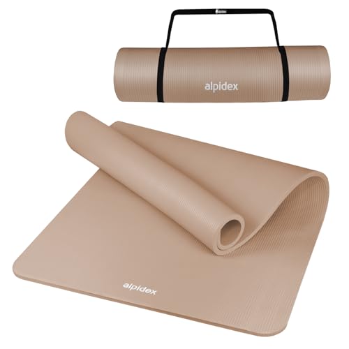 ALPIDEX Yogamatte Extra Dick 1,5cm Gymnastikmatte 3 Verschiedene Größen rutschfest Phthalatfrei Fitness Matte Turnen Pilates Sport Physio HIIT Yoga Isomatte, Farbe:Cream, Maße:190 x 80 x 1.5 cm ALPIDEX Yogamatte Extra Dick 1,5cm Gymnastikmatte 3 Verschiedene Größen rutschfest Phthalatfrei Fitness Matte Turnen Pilates Sport Physio HIIT Yoga Isomatte, Farbe:Cream, Maße:190 x 80 x 1.5 cm von ALPIDEX