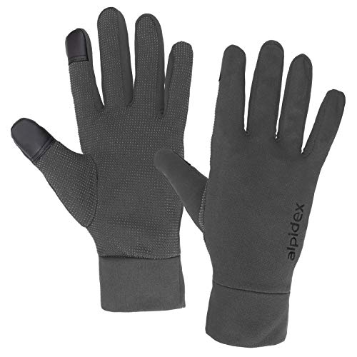 ALPIDEX Leichte Sporthandschuhe Laufhandschuhe Touchscreen Running Handschuhe Dünne Warme Liner Winter Fahrrad Walking Handschuhe, Größe:M, Farbe:Grey ALPIDEX Leichte Sporthandschuhe Laufhandschuhe Touchscreen Running Handschuhe Dünne Warme Liner Winter Fahrrad Walking Handschuhe, Größe:M, Farbe:Grey von ALPIDEX