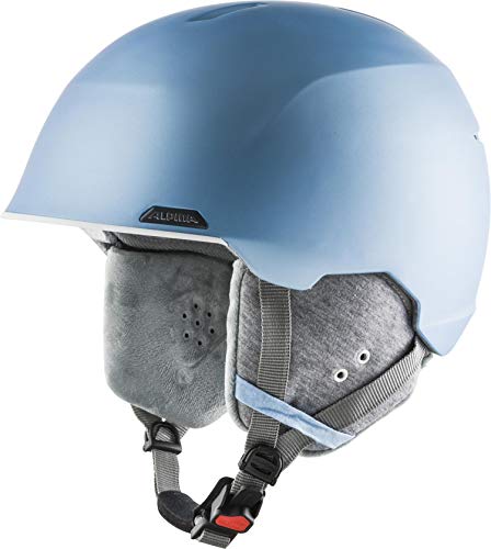 ALPINA ALBONA - Sicherer, Bruchfester & Individuell Anpassbarer Skihelm Für Erwachsene, skyblue-white matt, 53-57 cm von ALPINA