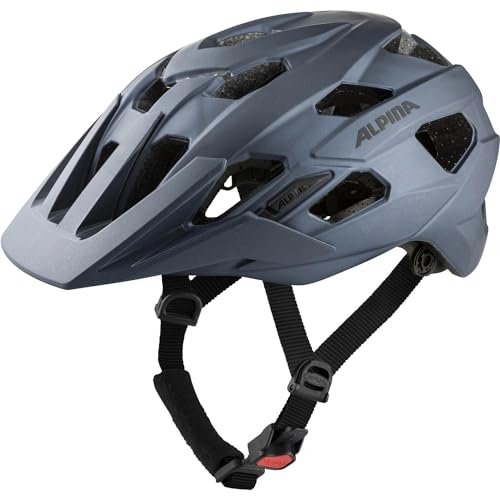 ALPINA ANZANA TOCSEN - Smarter, Komfortabler & Sicherer Enduro Fahrradhelm Mit Integriertem Sturzsensor & Notrufsystem Für Erwachsene, indigo matt, 52-57 cm von ALPINA