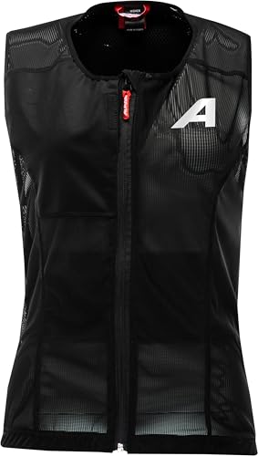 ALPINA PROSHIELD WOMEN VEST - Flexibler, Atmungsaktiver & Individuell Einstellbarer Rückenprotektor Für Damen, black, L von ALPINA