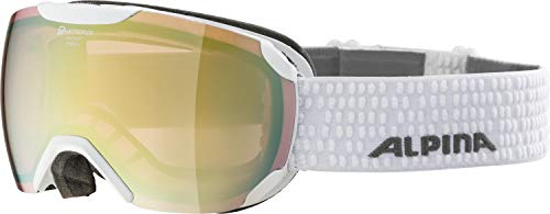 ALPINA PHEOS S QV - Verspiegelte, Selbsttönende & Kontrastverstärkende Skibrille Mit 100% UV-Schutz Für Erwachsene, white, One Size ALPINA PHEOS S QV - Verspiegelte, Selbsttönende & Kontrastverstärkende Skibrille Mit 100% UV-Schutz Für Erwachsene, white, One Size von ALPINA