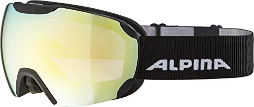 ALPINA PHEOS Q-LITE - Verspiegelte, Kontrastverstärkende Skibrille Mit 100% UV-Schutz Für Erwachsene, black matt gold SPH.., One Size ALPINA PHEOS Q-LITE - Verspiegelte, Kontrastverstärkende Skibrille Mit 100% UV-Schutz Für Erwachsene, black matt gold SPH.., One Size von ALPINA