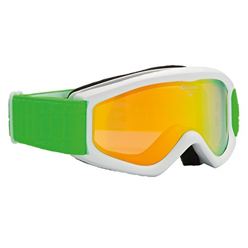 ALPINA Kinder Skibrille Carat D Multimirror, Rahmenfarbe: White, Linsenfarbe: Mm Orange S2, One Size ALPINA Kinder Skibrille Carat D Multimirror, Rahmenfarbe: White, Linsenfarbe: Mm Orange S2, One Size von ALPINA