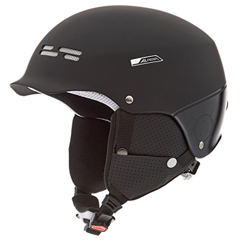 Alpina Kinder Skihelm SPAM Cap Junior div. Farben, Farbe:Black matt, 50-54 von ALPINA