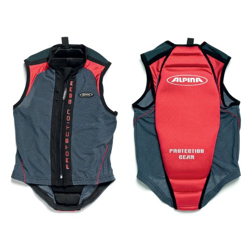 ALPINA Kinder Weste Jacket Soft Protector, rot-anthrazit, 130-149, 8856251 ALPINA Kinder Weste Jacket Soft Protector, rot-anthrazit, 130-149, 8856251 von ALPINA