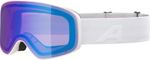 ALPINA LADIS Q - Verspiegelte, Kontrastverstärkende OTG Skibrille Mit 100% UV-Schutz Für Erwachsene, white matt, One Size ALPINA LADIS Q - Verspiegelte, Kontrastverstärkende OTG Skibrille Mit 100% UV-Schutz Für Erwachsene, white matt, One Size von ALPINA