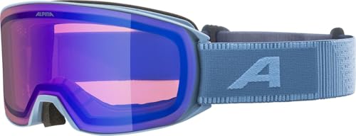 ALPINA Unisex, Skibrille, smoke-blue matt, M ALPINA Unisex, Skibrille, smoke-blue matt, M von ALPINA