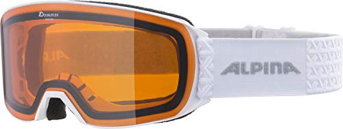 ALPINA NAKISKA - Beschlagfreie, Extrem Robuste & Bruchsichere OTG Skibrille Mit 100% UV-Schutz Für Erwachsene, white, One Size ALPINA NAKISKA - Beschlagfreie, Extrem Robuste & Bruchsichere OTG Skibrille Mit 100% UV-Schutz Für Erwachsene, white, One Size von ALPINA