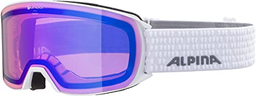 ALPINA NAKISKA Q - Verspiegelte, Kontrastverstärkende & Polarisierte Skibrille Mit 100% UV-Schutz Für Erwachsene, white, One Size ALPINA NAKISKA Q - Verspiegelte, Kontrastverstärkende & Polarisierte Skibrille Mit 100% UV-Schutz Für Erwachsene, white, One Size von ALPINA
