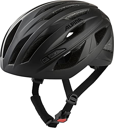 ALPINA PATH - Sicherer, Leichter & Optimal Belüfteter Fahrradhelm Mit Fliegennetz Für Erwachsene, black matt, 58-63 cm von ALPINA