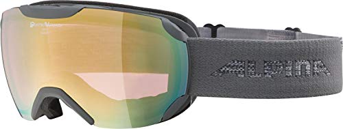 ALPINA PHEOS S QV - Verspiegelte, Selbsttönende & Kontrastverstärkende Skibrille Mit 100% UV-Schutz Für Erwachsene, grey, One Size ALPINA PHEOS S QV - Verspiegelte, Selbsttönende & Kontrastverstärkende Skibrille Mit 100% UV-Schutz Für Erwachsene, grey, One Size von ALPINA