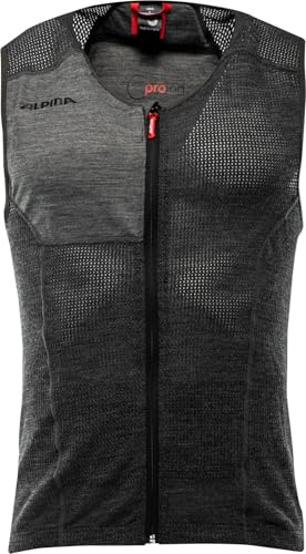 Alpina PROLAN Men Vest - Flexibler, Atmungsaktiver & Individuell Einstellbarer Rückenprotektor aus Schafswolle Für Herren - Dark Grey - XL Alpina PROLAN Men Vest - Flexibler, Atmungsaktiver & Individuell Einstellbarer Rückenprotektor aus Schafswolle Für Herren - Dark Grey - XL von ALPINA