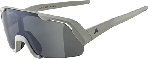 ALPINA ROCKET YOUTH - Verspiegelte und Bruchsichere Sport- & Fahrradbrille Mit 100% UV-Schutz Für Kinder, cool-grey matt, One Size von ALPINA