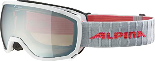 ALPINA SCARABEO S Q-LITE - Verspiegelte, Kontrastverstärkende OTG Skibrille Mit 100% UV-Schutz Für Erwachsene, white, One Size ALPINA SCARABEO S Q-LITE - Verspiegelte, Kontrastverstärkende OTG Skibrille Mit 100% UV-Schutz Für Erwachsene, white, One Size von ALPINA