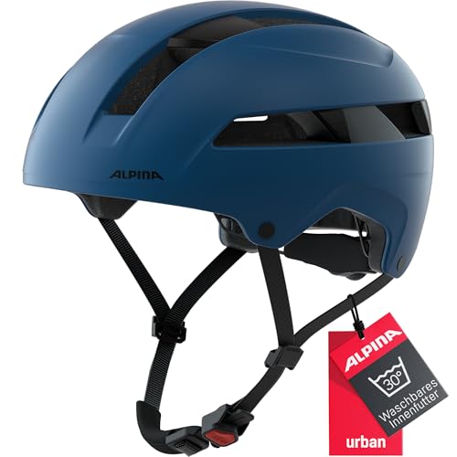 Alpina SOHO - Extrem Robuster, Leichter & Individuell Anpassbarer Urban Fahrradhelm Für Erwachsene, Navy matt, 55-59 cm Alpina SOHO - Extrem Robuster, Leichter & Individuell Anpassbarer Urban Fahrradhelm Für Erwachsene, Navy matt, 55-59 cm von ALPINA