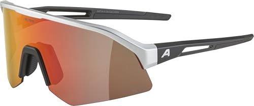 ALPINA SONIC HR Q-LITE, Sportbrille für Erwachsene, aluminum matt, One Size, 100% UV-A-, UV-B- und UV-C-Schutz von ALPINA