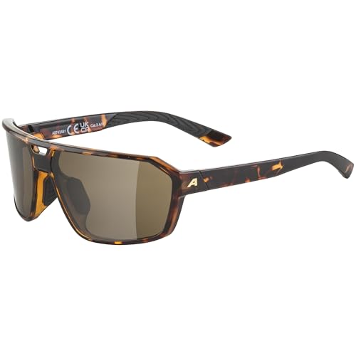 ALPINA SWIFT, Sportbrille für Erwachsene, havana gloss, One Size, 100% UV-A-, UV-B- und UV-C-Schutz ALPINA SWIFT, Sportbrille für Erwachsene, havana gloss, One Size, 100% UV-A-, UV-B- und UV-C-Schutz von ALPINA