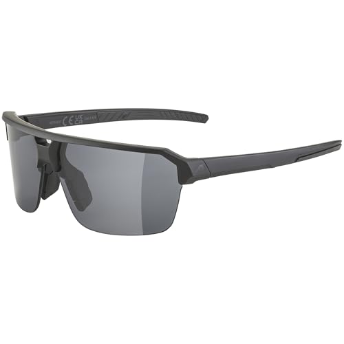 ALPINA SWIFT HR, Sportbrille für Erwachsene, black matt, One Size, 100% UV-A-, UV-B- und UV-C-Schutz ALPINA SWIFT HR, Sportbrille für Erwachsene, black matt, One Size, 100% UV-A-, UV-B- und UV-C-Schutz von ALPINA