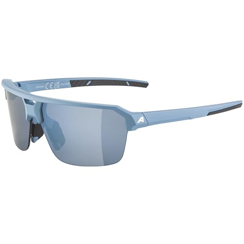 ALPINA SWIFT HR, Sportbrille für Erwachsene, smoke-blue matt, One Size, 100% UV-A-, UV-B- und UV-C-Schutz ALPINA SWIFT HR, Sportbrille für Erwachsene, smoke-blue matt, One Size, 100% UV-A-, UV-B- und UV-C-Schutz von ALPINA