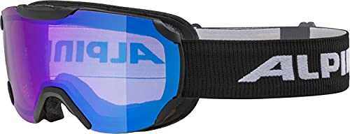 Alpina Sports Thaynes HM Skibrille Kunststoff/Polycarbonat Schwarz-Blau 100% UV-Schutz, A7270 8 31 von ALPINA