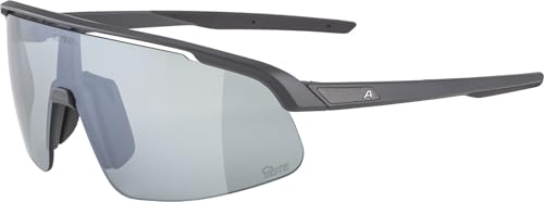 ALPINA TURBO PRO Q-LITE, Sportbrille für Erwachsene, midnight-grey matt, One Size, 100% UV-A-, UV-B- und UV-C-Schutz ALPINA TURBO PRO Q-LITE, Sportbrille für Erwachsene, midnight-grey matt, One Size, 100% UV-A-, UV-B- und UV-C-Schutz von ALPINA