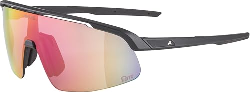 ALPINA TURBO PRO S Q-LITE, Sportbrille für Erwachsene, black-metallic matt, One Size, 100% UV-A-, UV-B- und UV-C-Schutz ALPINA TURBO PRO S Q-LITE, Sportbrille für Erwachsene, black-metallic matt, One Size, 100% UV-A-, UV-B- und UV-C-Schutz von ALPINA