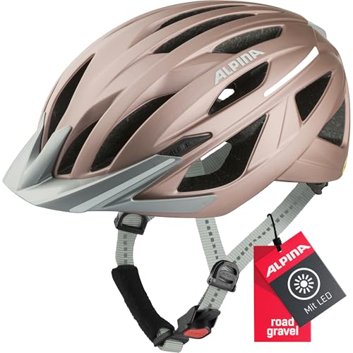 ALPINA Gent MIPS, Rose matt, 55-59 cm, optimal belüfteter Tourenrad-Helm für idealen Schutz und Komfort für Erwachsene, Sichtbarkeit durch integriertes Licht ALPINA Gent MIPS, Rose matt, 55-59 cm, optimal belüfteter Tourenrad-Helm für idealen Schutz und Komfort für Erwachsene, Sichtbarkeit durch integriertes Licht von ALPINA
