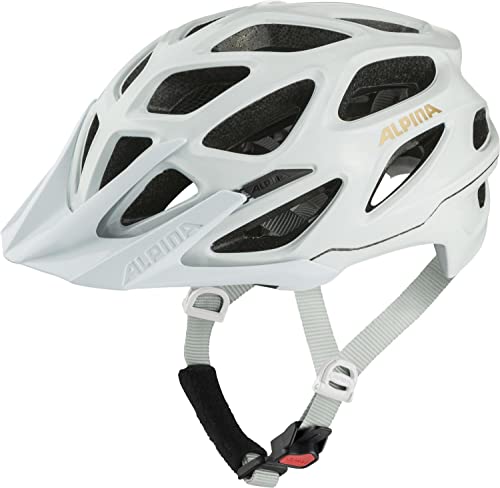 ALPINA Unisex-Adult Mythos 3.0 Fahrradhelm, White-Prosecco Gloss, 52-57 cm von ALPINA