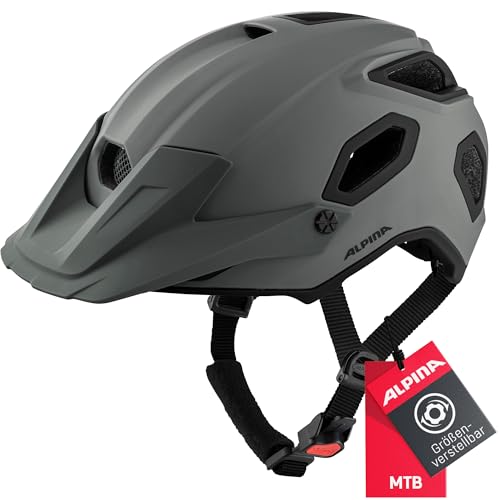 Alpina COMOX - Widerstandsfähiger, Stoßabsorbierender & Anpassbarer Enduro Fahrradhelm Mit kurzem Schild Für Erwachsene, Coffee-Grey matt, 57-62 cm Alpina COMOX - Widerstandsfähiger, Stoßabsorbierender & Anpassbarer Enduro Fahrradhelm Mit kurzem Schild Für Erwachsene, Coffee-Grey matt, 57-62 cm von ALPINA